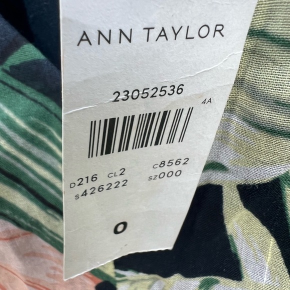 NWT Ann Taylor Floral Tank Tropical Fun Dress size 0 - Picture 8 of 14